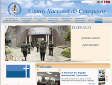 Tablet Screenshot of cenacat.org